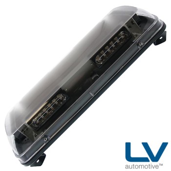 LV Mini LED Light Bar - Clear Lens / Amber LED's